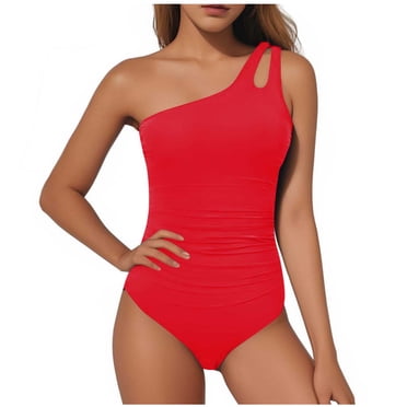 Pisexur Swimwear for Women Maillots de Bain Élégants et Stylés pour Femmes, une-Pièce Aguichant, Maillots une Épaule, Maillot Amincissant