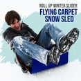 thumbnail image 2 of PRISP Flying Carpet Snow Sled - Roll Up Winter Slider, 54-inch, 2 of 7