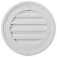 thumbnail image 1 of Ekena Millwork GVRO16D 16 Po L x 16 Po H Évent Rond à Pignon avec Persiennes - Décoratif, 1 of 8