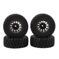 thumbnail image 1 of 1.2in Wheel Tires, RC Wheel Tires 4PCS Rubber  for SCX24 1/24 Remote Control Car, 1 of 7