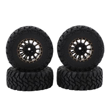 1.2in Wheel Tires, RC Wheel Tires 4PCS Rubber for SCX24 1/24 Remote Control Car