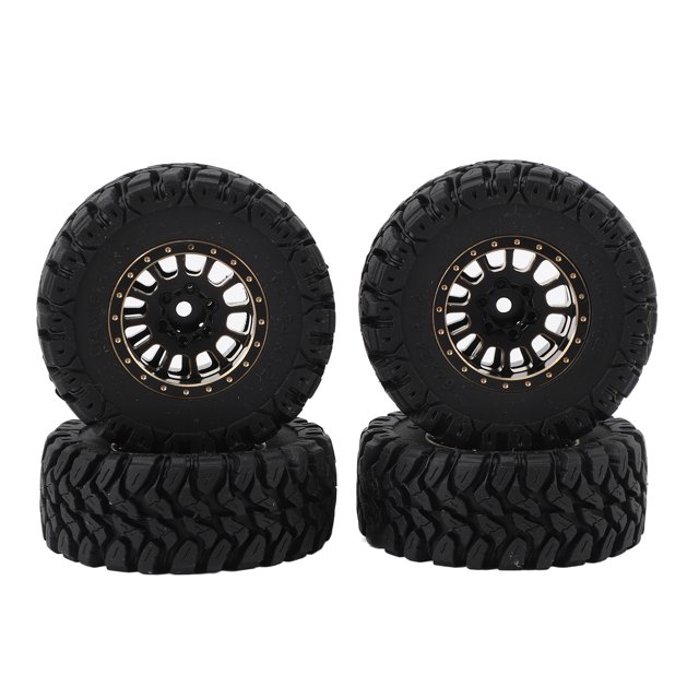 1.2in Wheel Tires, RC Wheel Tires 4PCS Rubber for SCX24 1/24 Remote Control Car