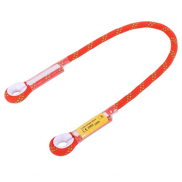 LYUMO 60/120/150cm Outdoor Survival Climbing Safety Rope with Ring Bearing, Survival Climbing Rope, Rescue Climbing Rope