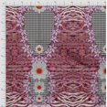 thumbnail image 2 of Soimoi Satin Silk Fabric Geometric Check,Lily & Panel Print Fabric by The Yard 42 Inch Wide, 2 of 3