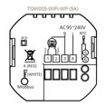thumbnail image 2 of Smart Thermostat For Gas Boiler, Heating Room Wired Temperature Regulator Controller Home Backlight Touch Screen ,Upgrade Function, 2 of 6