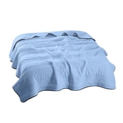 Meitianfacai Kids Cooler Comforter, Breathable Lightweight Summer Quilt, Easy to Clean, Keep All Night Comfort, Versatile Solid Color Design - Water-Washed Cotton,100cm*150cm