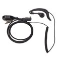 thumbnail image 2 of DEWIN Two Way Radio Earpiece Single Wire Earhook Headset for Military Police Bar Hotel Bodyguard, 2 of 14