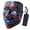 Blue, variant on Halloween Mask Led Light Up Scary Mask for Festival Cosplay Halloween Masquerade Costume Parties Black