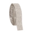 thumbnail image 1 of Binwennn Self- Rhinestone Ribbon Resin Ribbon Glitter Rhinestone Sticker Roll DIY Transfer Tape Roll for Heat Fabric Transfer Paper Ha Ash Cold Color Changing Circuit compatible with Machine Air 2, 1 of 3