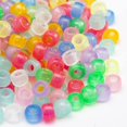thumbnail image 5 of 1000 Pcs Acrylic 9 Color Pony Beads - Glow In The Dark, 5 of 5