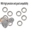 thumbnail image 4 of Roulement RC, Fonctionnement Stable 10x15x4mm Roulements à Billes RC Haute Résistance 8 Pcs pour HPI WR8 B021 Argent B030, 4 of 7