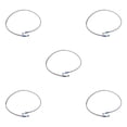 thumbnail image 2 of VONKY Motorcycle Brake Oil Hose Line Pipe Fitting Stainless Braided Steel Silver 100cm 5Set, 2 of 6