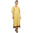 thumbnail image 1 of Bimba Women's Rayon Beige Kurti Asymmetrical Hem Designer Kurta With Scarf - 8, 1 of 9