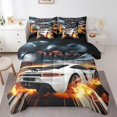 thumbnail image 1 of Erosebridal Teens Racing Car Bedding Sets Twin Size,Extreme Sports Comforter Sets with Sheets,Fast Car Decor,Reversible,Breathable,7-Piece, 1 of 1