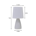 thumbnail image 3 of LSLJS Bedside Lamp Touching Control Table Lamp with USB Charging Ports Nightstand Lamp with Linen Fabric Shade for Bedroom Living Room, Decorative Lights, 3 of 7