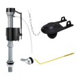 thumbnail image 1 of GUOOL Toilet Fill Valve Portable Toilet Component Height Adjustable Toilet Inlet Valve Black T4241, 1 of 9