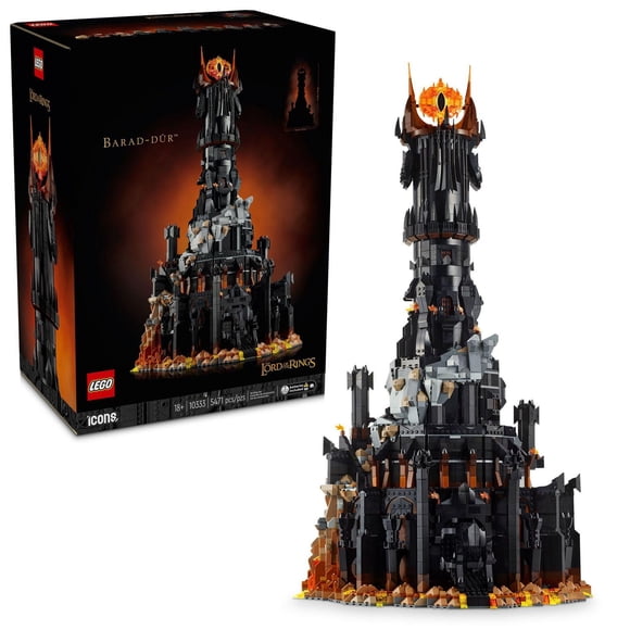LEGO Icons Le Seigneur des Anneaux : Barad-dûr 10333 Ensemble de construction (5471 pièces)