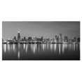 thumbnail image 2 of Tableau moderne imprimée sur toile Design Art chicago noir et blanc, 2 of 3