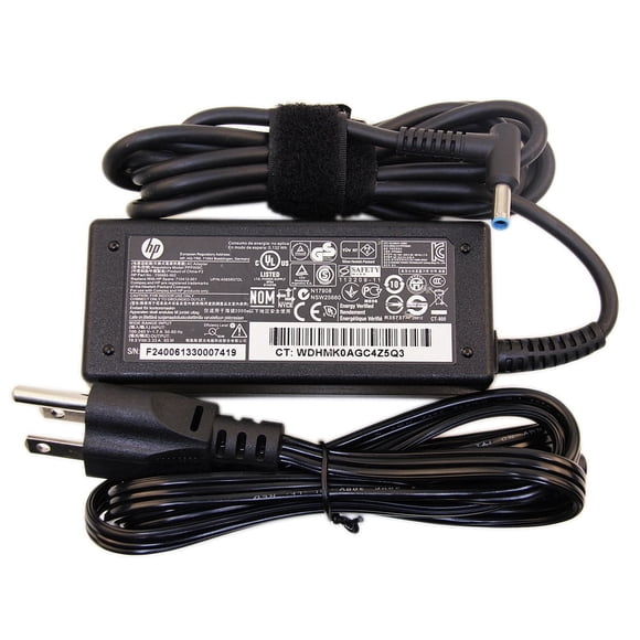 Original HP 19.5V 3.34A 65W HP AC Adapter HP Laptop Charger HP Power Cord for HP 14, 15; HP ENVY 14,15,17 TouchSmart; Pavilion 11, 14, 15, 17, TouchS