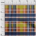 thumbnail image 1 of oneOone Cotton Flex Orange Fabric Madras Check Craft Projects Decor Fabric Printed By The Yard 40 Inches Wide, 1 of 4