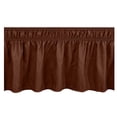 thumbnail image 2 of Discount Violete Bed Skirt Wrap Around Elastic Ruffles with Elastic Belt, 2 of 2
