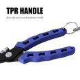 thumbnail image 4 of Portable Fishing Pliers Tungsten Blade Fishing Pliers Fishing Line Cutters Fishing Pilers with Missed Rope Storage Bag, 4 of 8