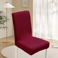 thumbnail image 2 of XYAIYT Elastic Stretch Dining Room Chair Covers,Polyester Fleece Slip-Resistant Kitchen Chair Protectors,Soft for Home,Hotel,Party Use, 2 of 5