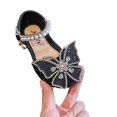 thumbnail image 3 of Kmbangi Sandales à Perles pour Fille, Chaussures d'Été Décontractées de Danse de Rue pour Enfants avec Papillon en Strass, 3 of 8