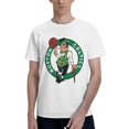 thumbnail image 1 of Celtics de Boston T-Shirt de Base à Manches Courtes pour Homme, Blanc, Moyen, 1 of 4