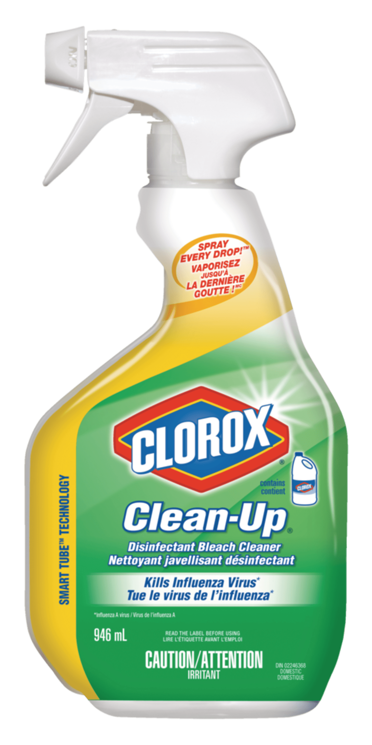 Clorox Clean-up Disinfectant Bleach Cleaner Spray, 946-mL / Household cleaner / Cleaning agent
