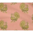 thumbnail image 4 of oneOone Cotton Flex Fabric Peacock Block Print Fabric BTY 40 Inch Wide, 4 of 4