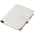 thumbnail image 1 of Moterm A5 Luxe Rings Planner - Genuine Leather Binder Organizer (30mm Ring, Pebbled-Cream), 1 of 7