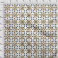 thumbnail image 3 of oneOone Cotton Silk Fabric Geometric Ikat Print Sewing Fabric BTY 42 Inch Wide, 3 of 4