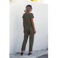 thumbnail image 2 of Nouveaux Ensembles Assortis pour Femmes Pantalon Long Ensembles Décontractés Design Original Col Rond Vêtements de Couleur Unie, 2 of 2