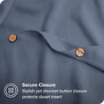 thumbnail image 4 of Bare Home Linen Duvet Cover and Sham Set, 4 of 7