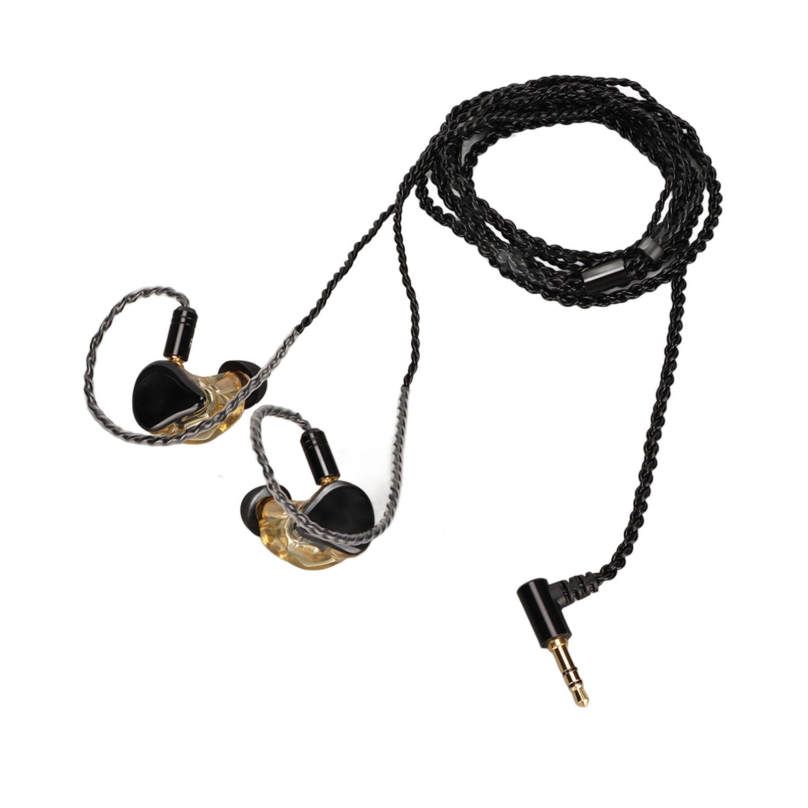 Resin Earphone,Resin Monitor Earphones Pure Resin Wired Earbuds Wired Monitor Earbuds Highly Versatile