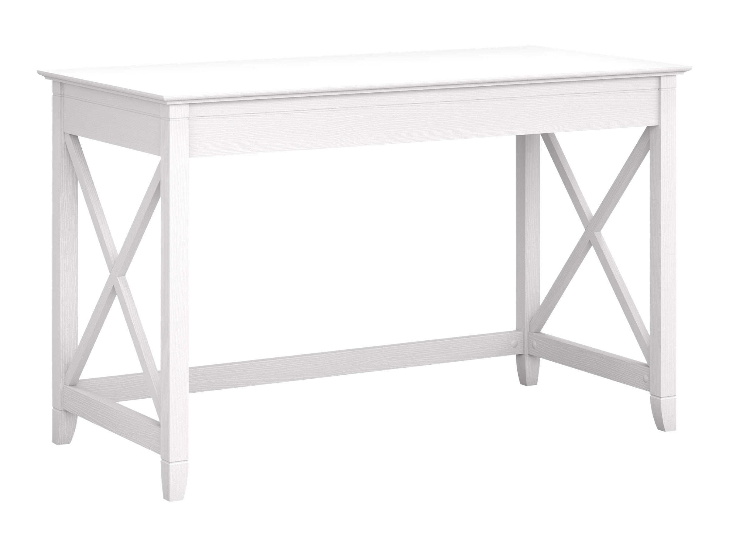 Bush Furniture Key West 48W Writing Desk, Pure White Oak