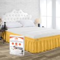 thumbnail image 1 of SGI Bedding 10 Inch Wrap Around Bed Skirt | Microfiber Bed Skirt | Fade Resistant, Wrinkle Free, Anti-static, Decorative, Extra Storage Space, Clutter-Free | Twin, Golden, 1 of 6