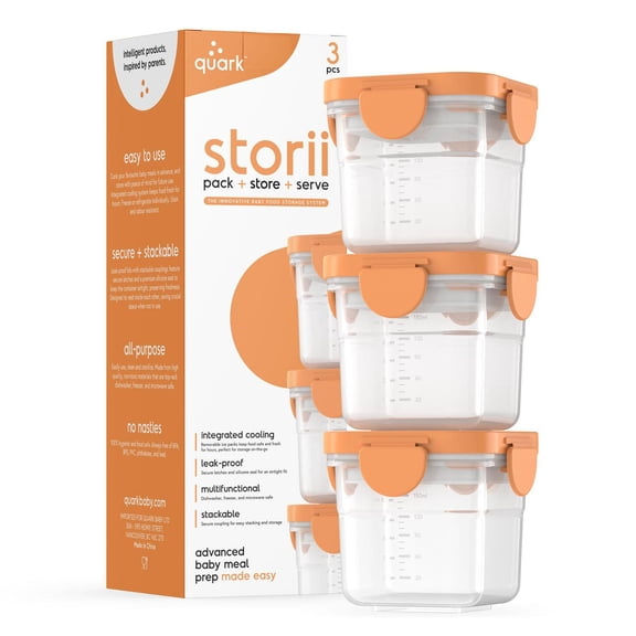 Quark Storii Baby Food Storage Containers with Lids