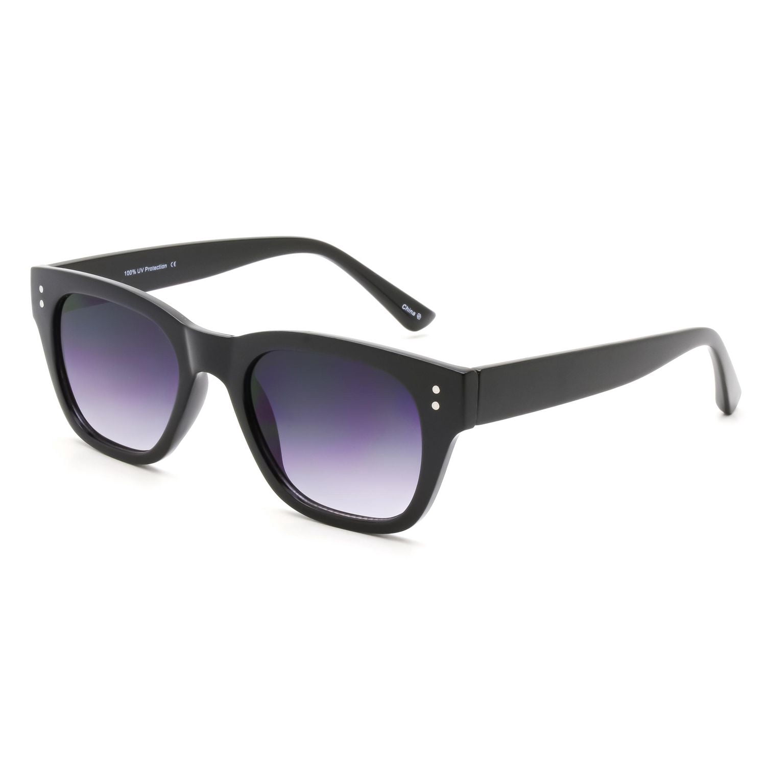 Time & Tru Black Square Sunglasses