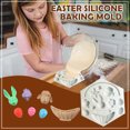 thumbnail image 2 of Flowers for Decoration Easter Baking Mold Cake Decoration Basket Flower Rabbit Egg Easter Egg Mold, 2 of 9