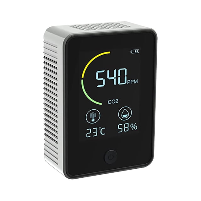 Heliisoer Détecteur de Carbone Intérieur avec Rétroéclairage LCD pour Compteur de CO2