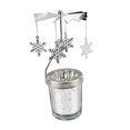 thumbnail image 2 of GUOOL Romantic Rotating Candle Holder Decoration Centerpieces Ornament Candlestick for Snowflake, 2 of 9