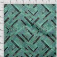 thumbnail image 4 of oneOone Cotton Cambric Sea Green Fabric Stripes Craft Projects Decor Fabric Printed By The Yard 42 Inch Wide, 4 of 4