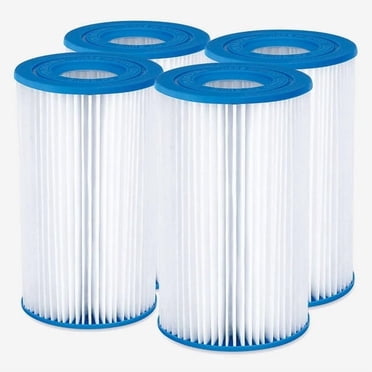 Funsicle Cartouche de Filtre de Piscine Type A/C (Lot de 4), Blanc, Adultes