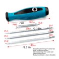 thumbnail image 2 of braveheart Universal Nonslip Handle Screwdriver Set Home Office Multifunctional Straight Crossed Screw Driver Kit Repair Tool Handtool, 2 of 6
