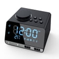 thumbnail image 2 of Alarm Clock Radio Basics Small Digital Alarm Clock with Dual USB Charging Port, 2 of 9