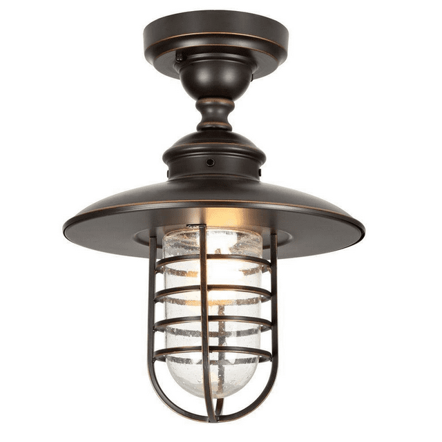 Suspension Extérieure Hampton Bay à Double Usage, Luminaire Lanterne Suspendue