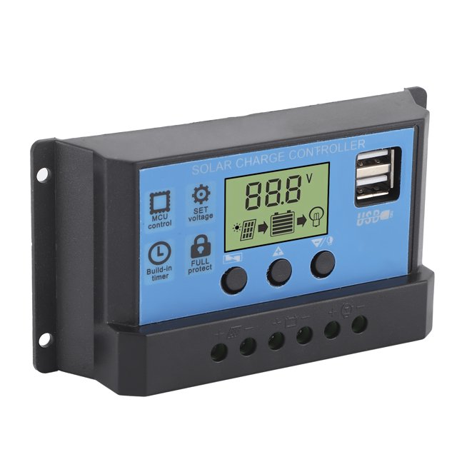 Solar Battery Regulator, Solar Panel Regulator Solar Panel Charge Controller, Solar Controller For Household Industrial Home Automotive Car Commercial 10A,20A,30A