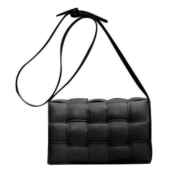 Women Woven Crossbody Evening Small Handbag Braided Shoulder Bag Weave Purse Messenger Bag